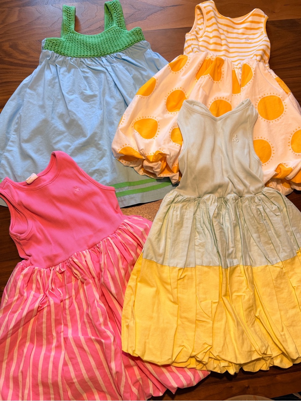 GAP Girls' Mix & Match Summer Dresses - Pink, Yellow, Green, Blue